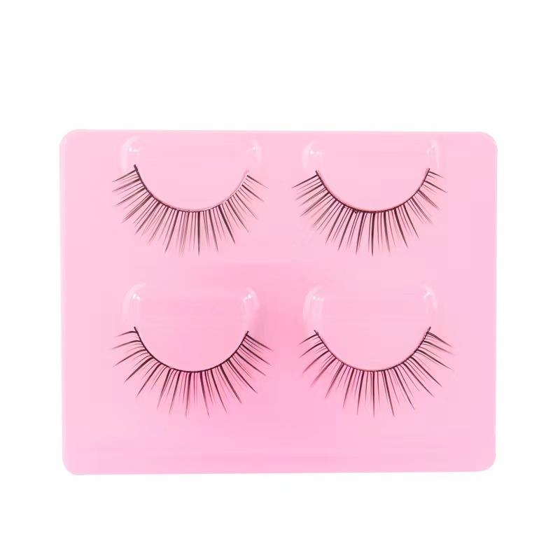 2/10Pairs 3D Mink Lashes russian strip lash Dramatic False Eyelashes Faux Cils Fake Eyelash Extension maquiagem
