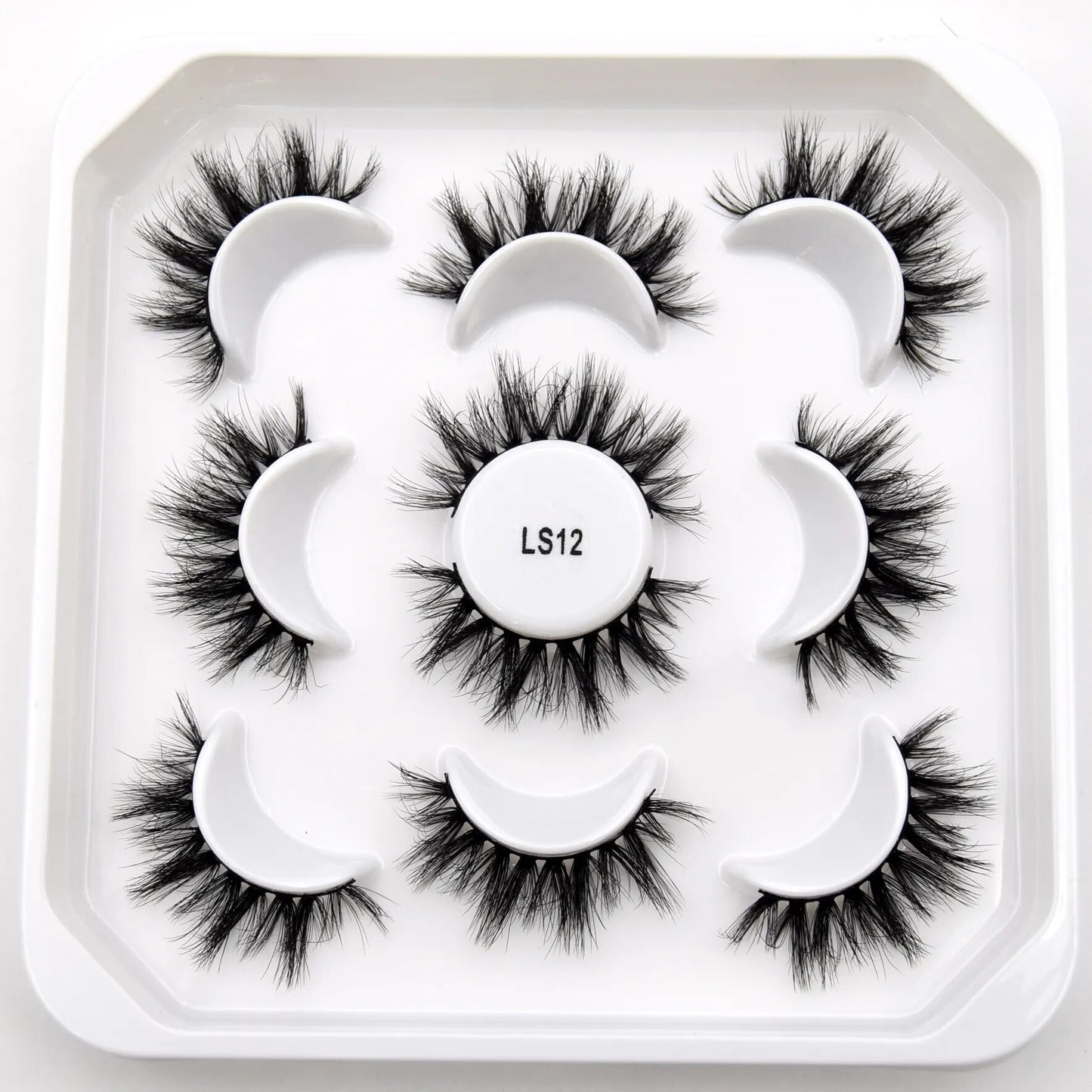 5paris/10pairs Faux Mink Eyelashes Make Up False Cils Hand Made Fake Eyelashes Wholesale Thick Eyelashes Extension