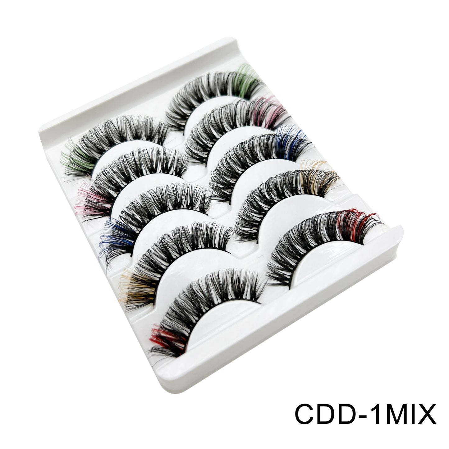 Colored Lash DD Natural Long Colorful Eyelashes Volume lashes Extension Thick Eye Shadow