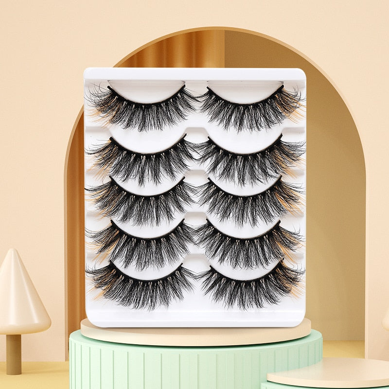 Colored Lash DD Natural Long Colorful Eyelashes Volume lashes Extension Thick Eye Shadow