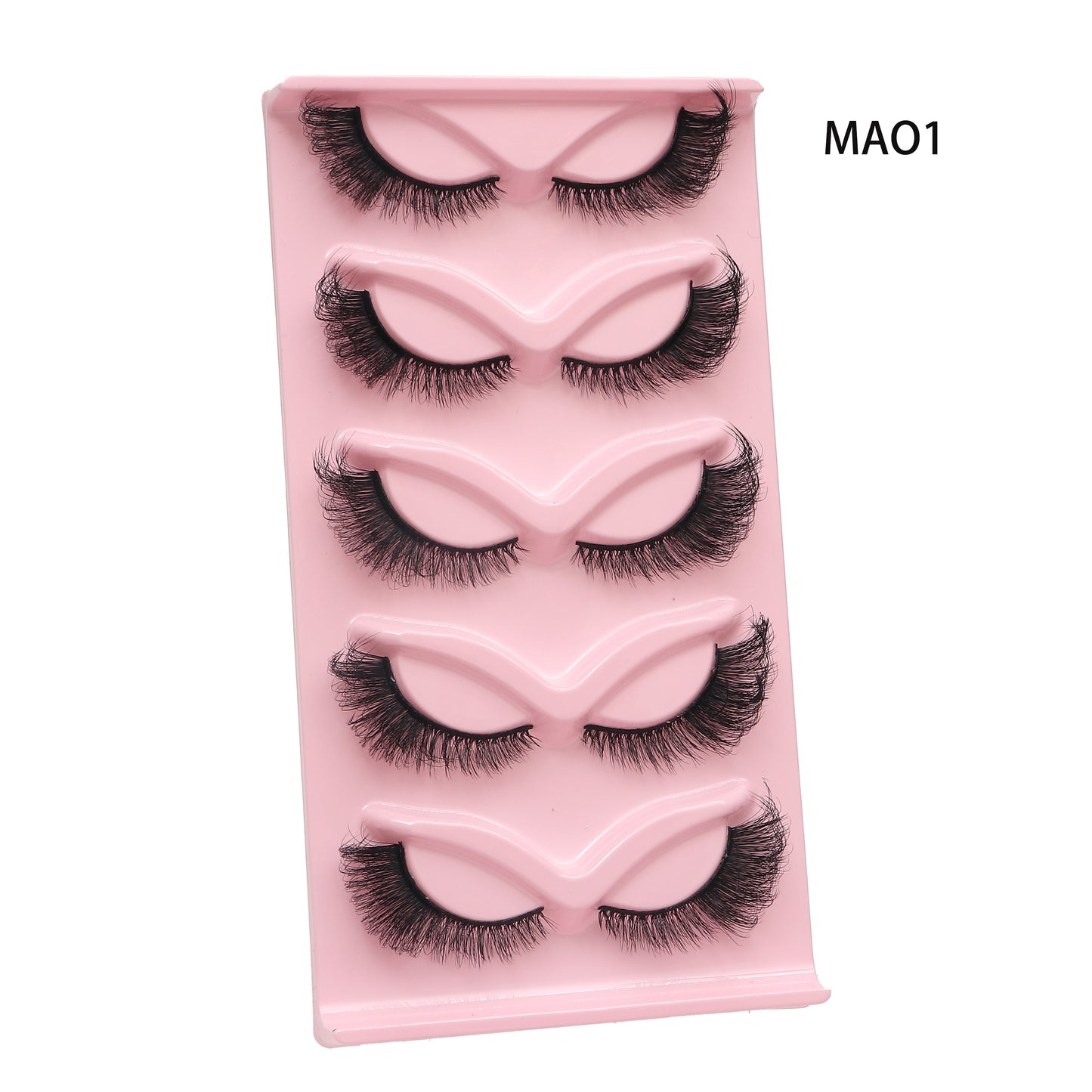 Reusable mink eyelashes 25mm lashes fluffy messy 3D mink lashes 3 pairs natural Long Thick false eyelashes extension