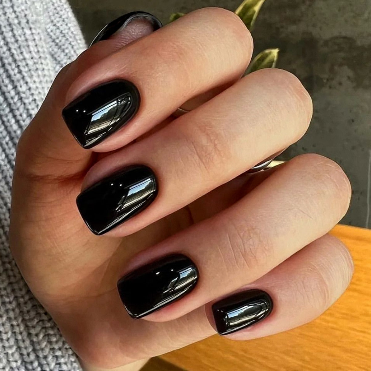 Press On Nails Solid color Short