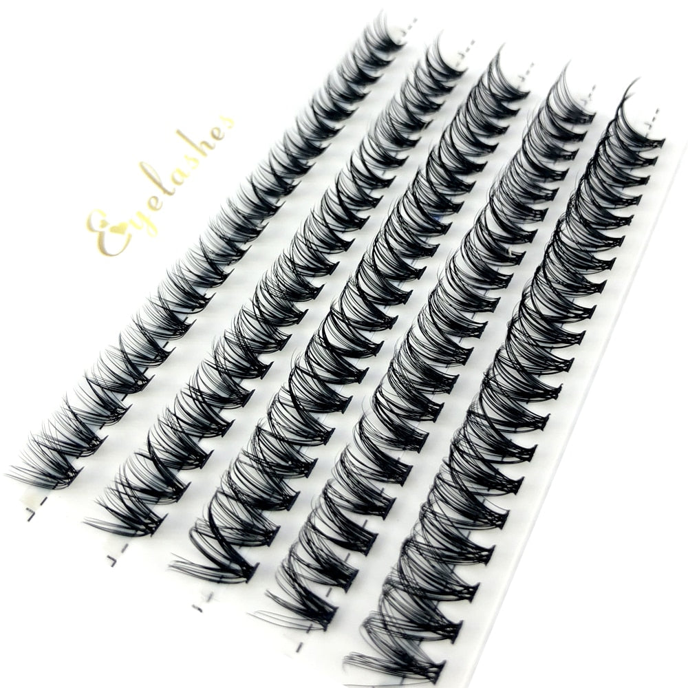 60D/80D Mink Eyelashes 100/280 Bundles Natural Eyelash extension 3D Russia Volume Individual Eyelash Cluster Lashes