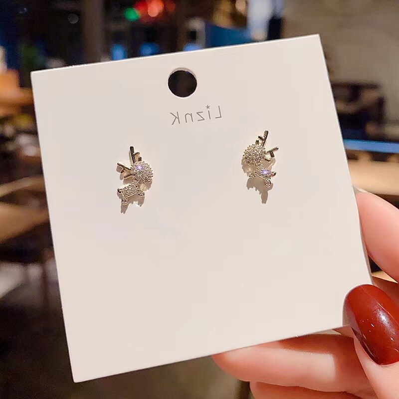 Cute Gold Color Butterfly Earring Jewelry