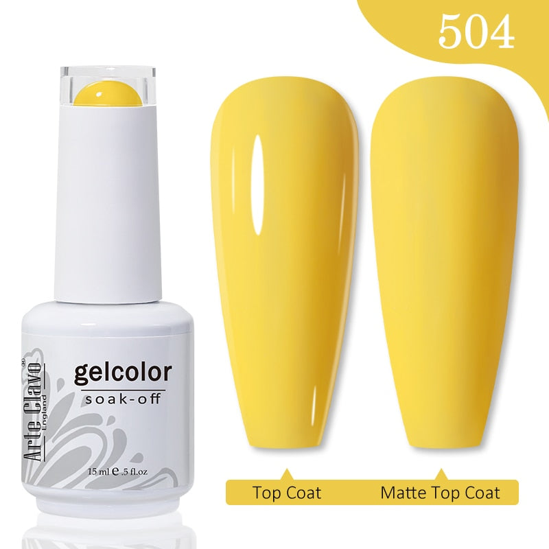 Gel Nail Polish 15ml Nude Pink Soak Off LED UV Lacquer Varnish Semi Permanent Top Base Coat Nail Art Gellak Manicure