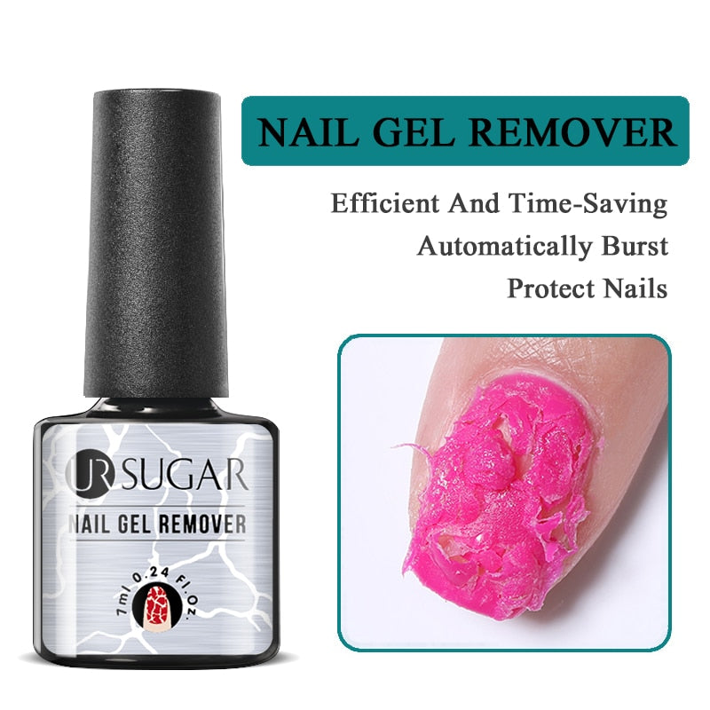 Aurora Rubber Gel Nail Iridescent Pearl Effect Metallic Mirror Nails Manicure Soak Off UV LED No Wipe Top Coat Base Gel
