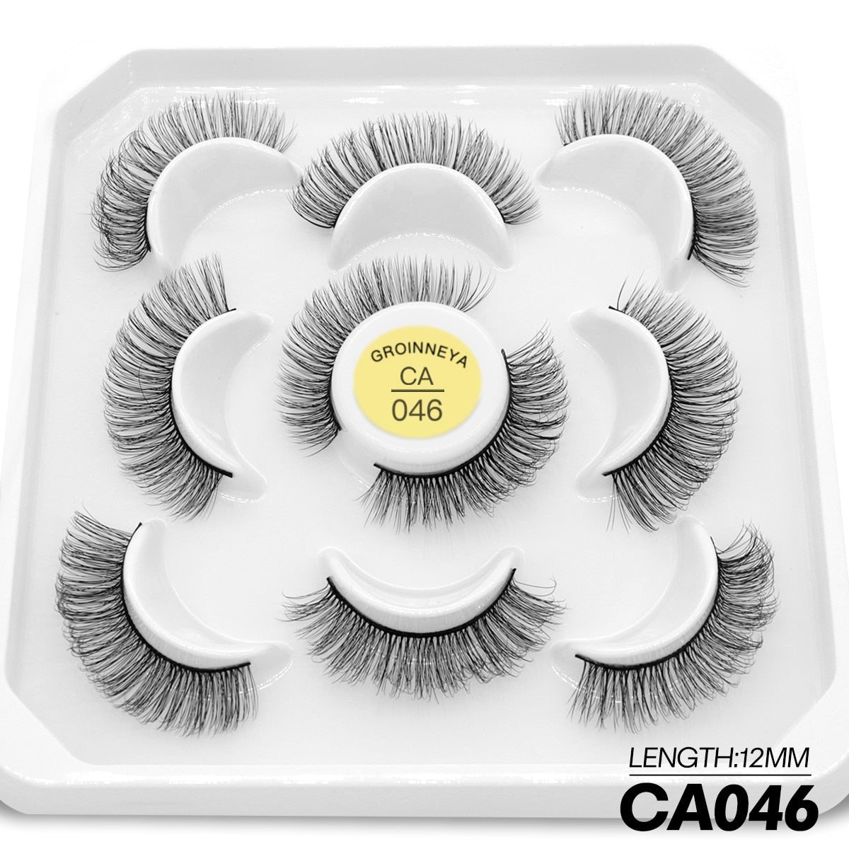 5 Pairs Eyelashes Manga Lashes Natural Cosplay False Lashes Fluffy Soft Cross Fairy Little Devil Lashes Extension