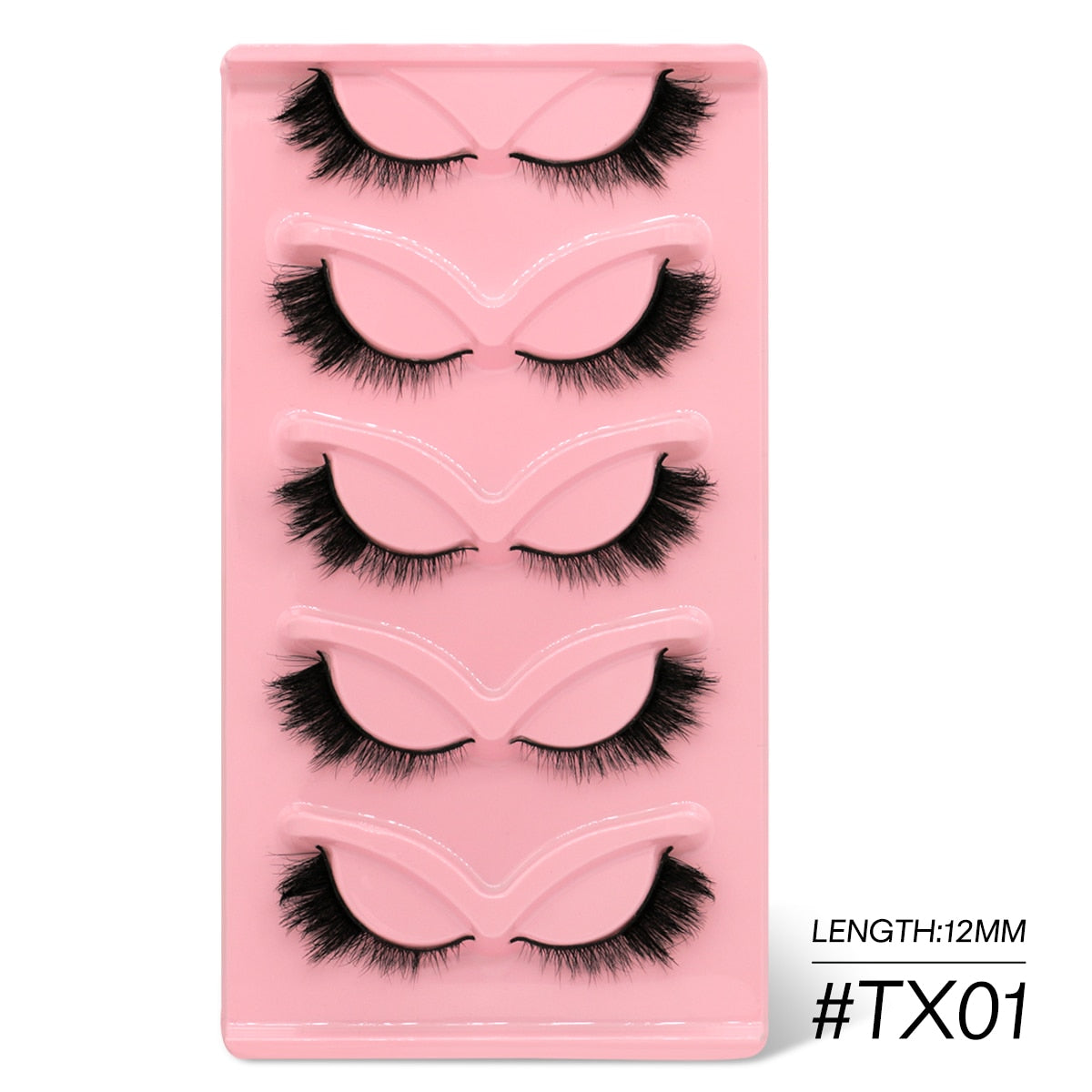Cat Eye Lashes Faux Mink Eyelashes Clear Band Lashes Winged End Eye Elongated Fake Lashes Soft Eyelashes Extension