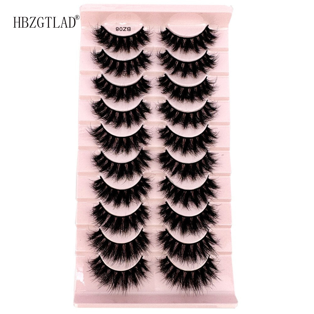 500Pairs 3D Faux Mink Lashes Natural long Mink False Eyelashes Fake Eyelash Mink Lashes Extension Cils