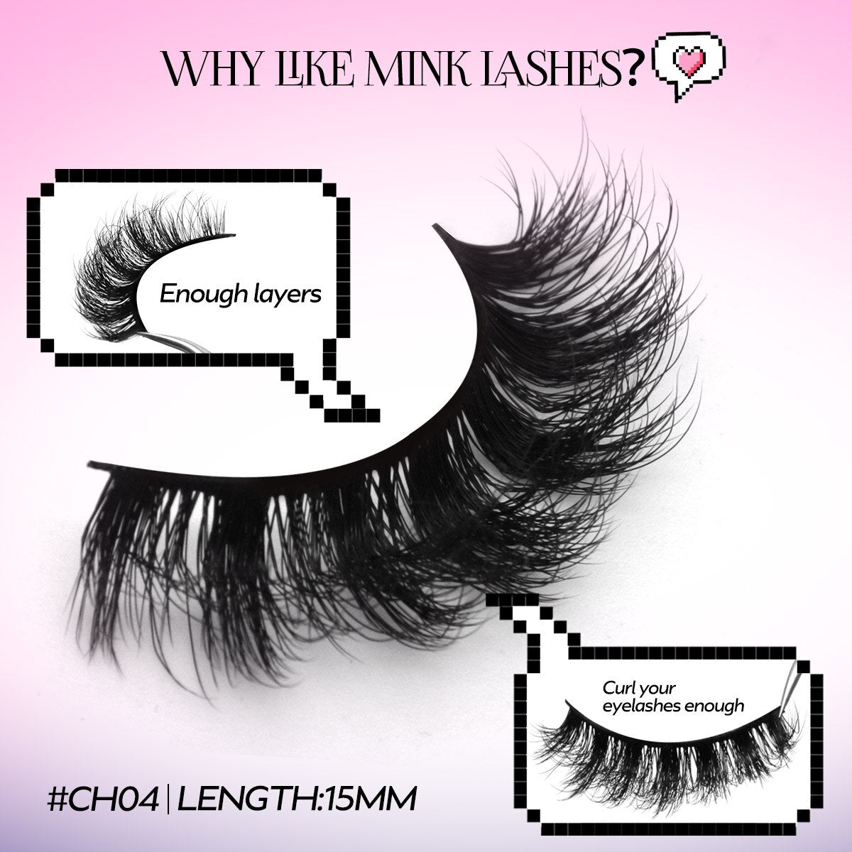 Lashes Fluffy Eyelashes 5 pairs 3D Mink Lashes Soft Wispy Natural long Cross False Eyelashes