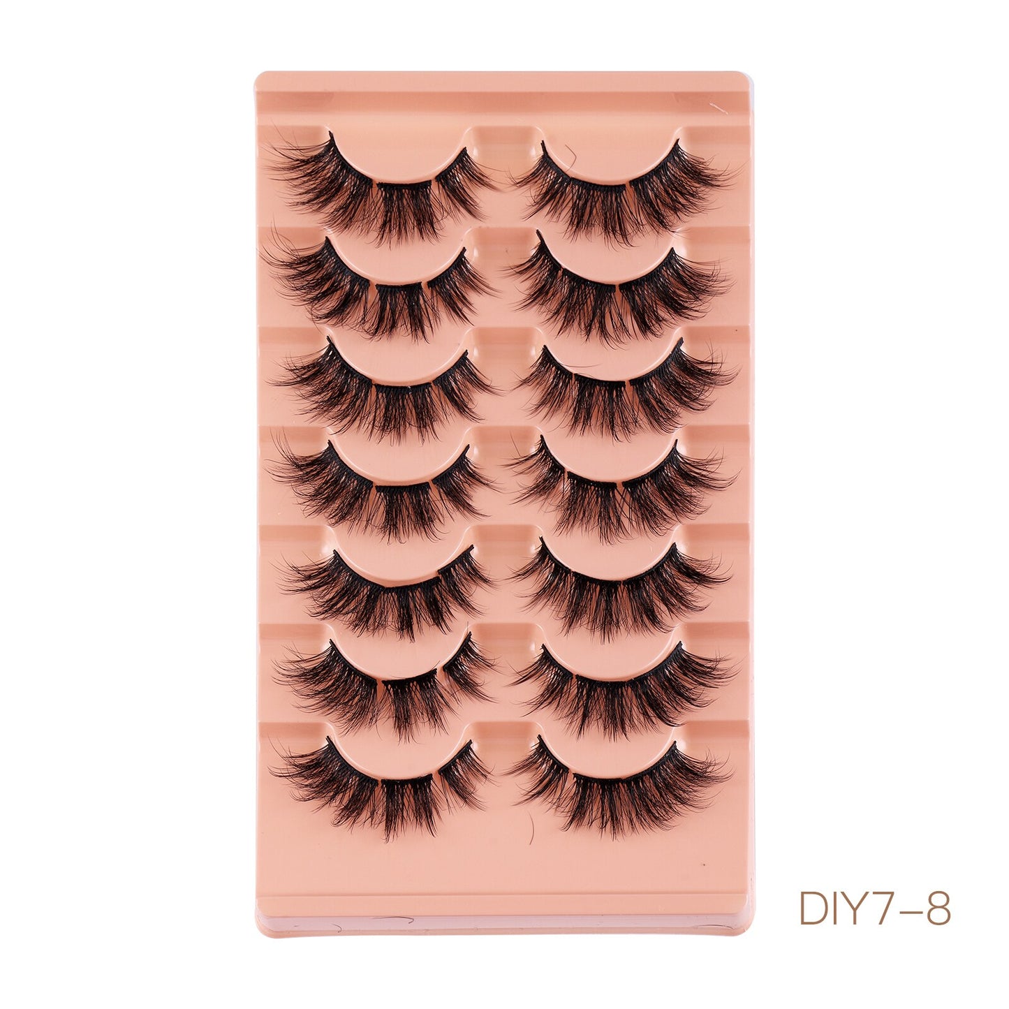 D Curl Lash Clusters Fluffy False Eyelashes 13mm 22mm Wispy Volume Individual Lashes Extensions Natural Fake Eyelashes Clusters