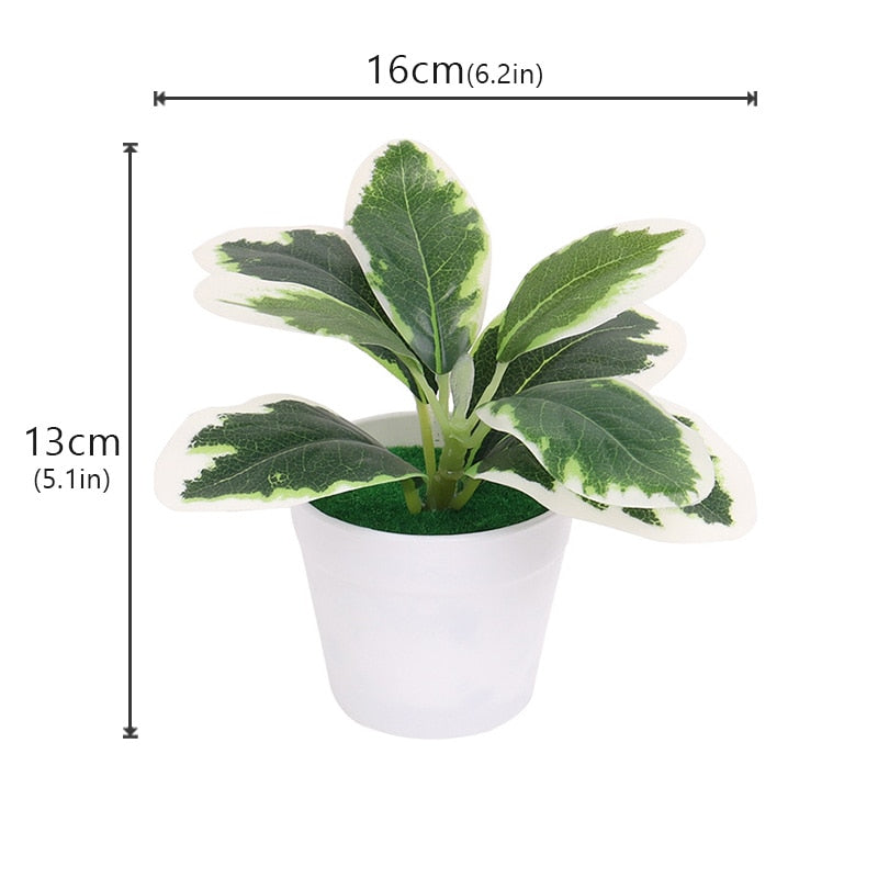 Mini Artificial Aloe Plants Bonsai Small Simulated Tree Pot Plants Fake Flowers Office Table Potted Ornaments Home Garden Decor