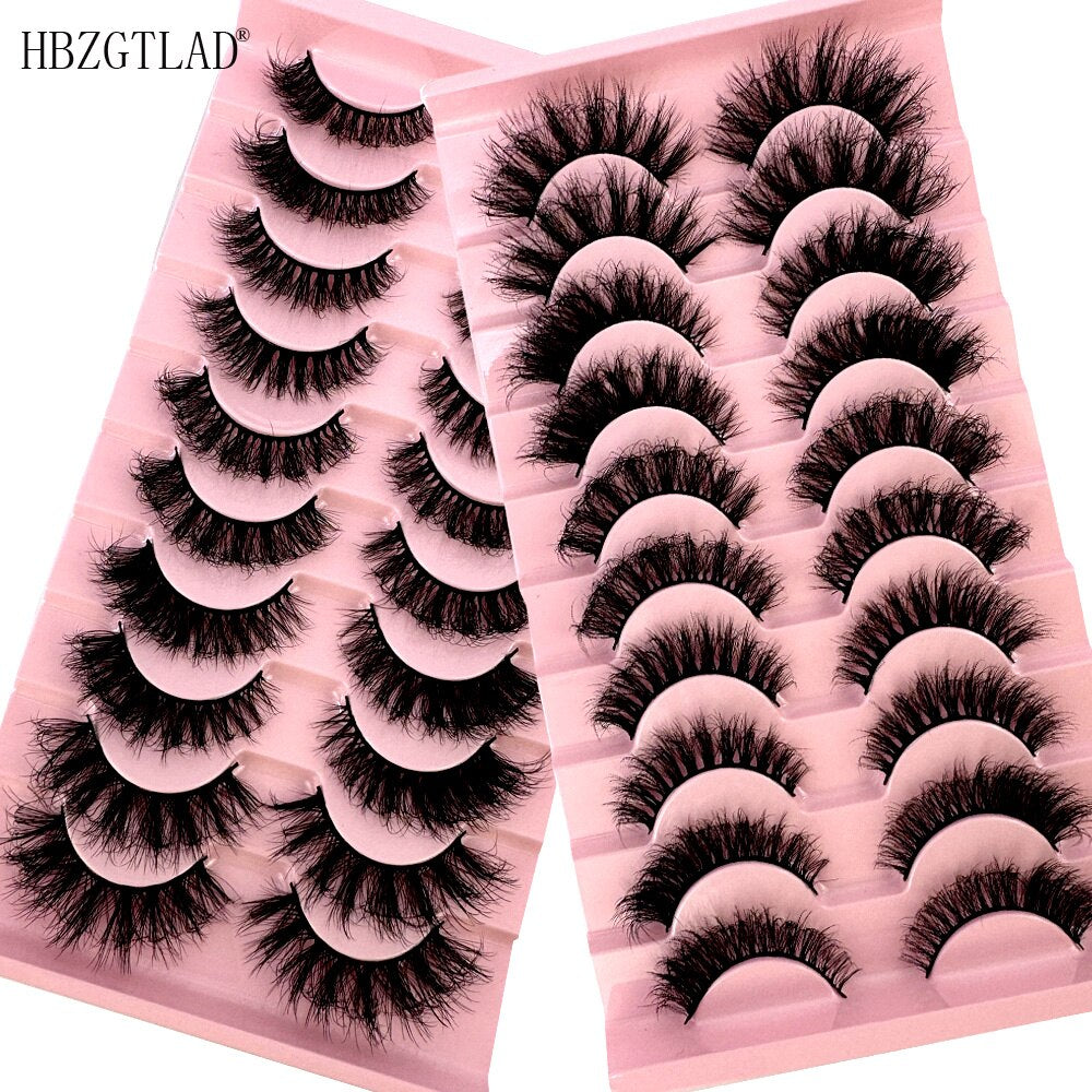 500Pairs 3D Faux Mink Lashes Natural long Mink False Eyelashes Fake Eyelash Mink Lashes Extension Cils