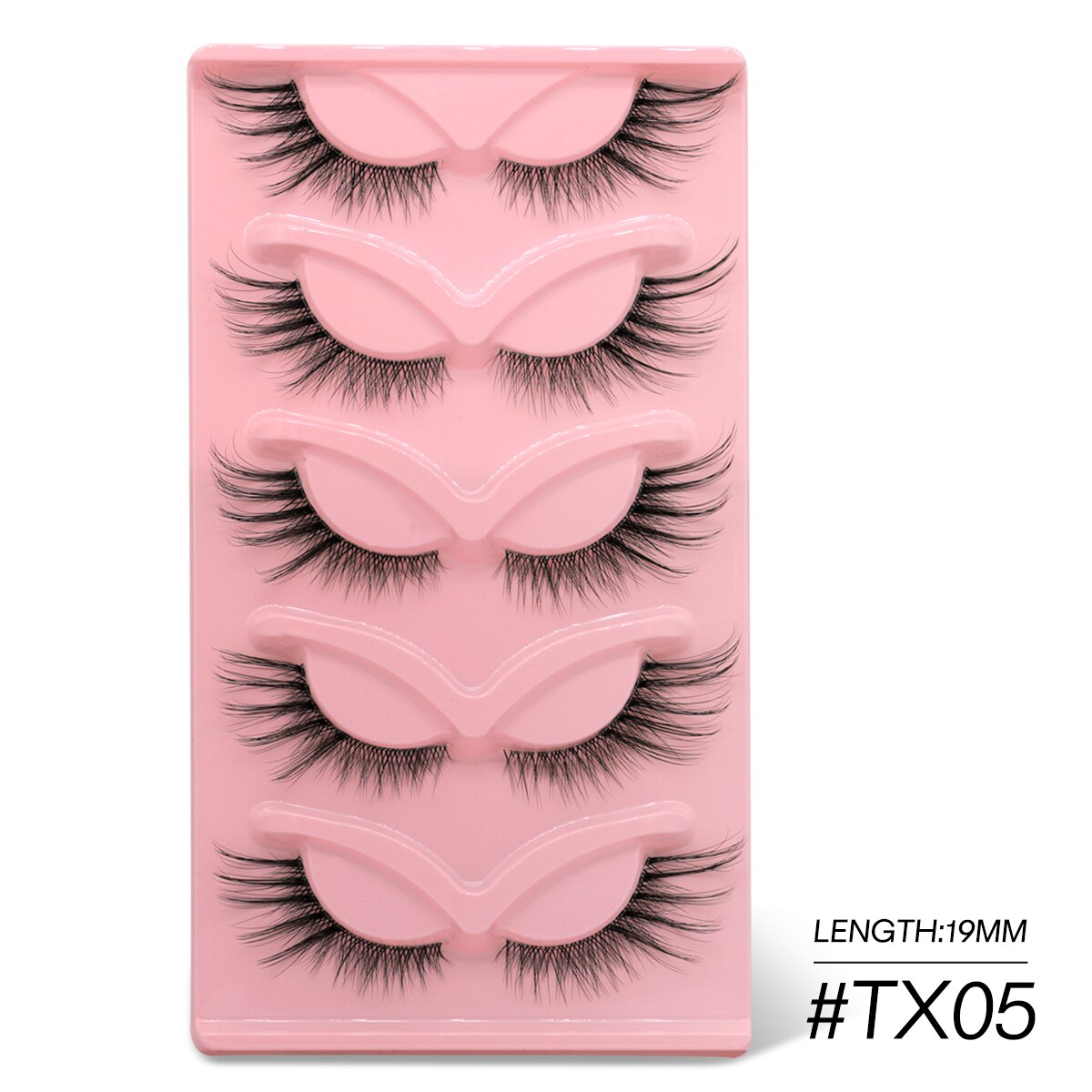 Cat Eye Lashes Faux Mink Eyelashes Clear Band Lashes Winged End Eye Elongated Fake Lashes Soft Eyelashes Extension