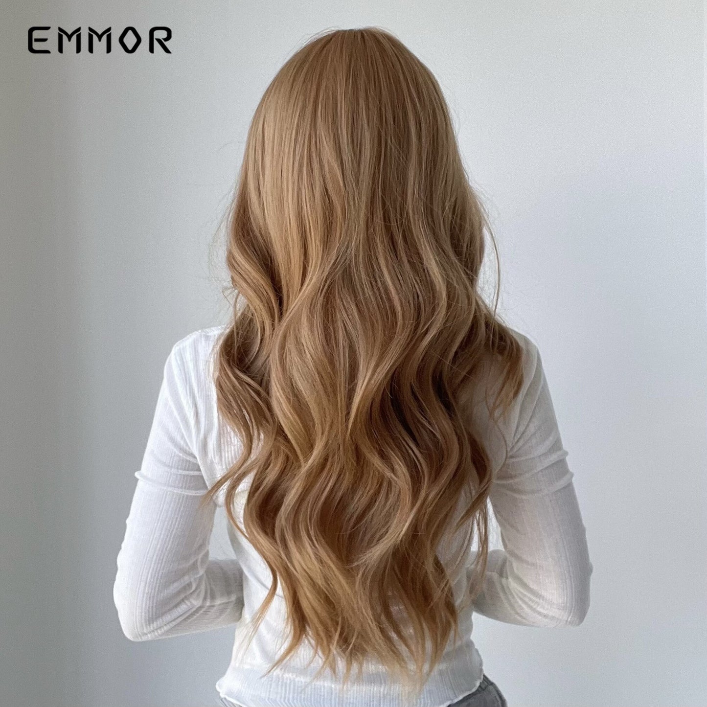Synthetic Wigs Long Wavy Blonde Natural Hair Wigs for Women Cosplay Wigs Heat Resistant Fiber Hair Wig