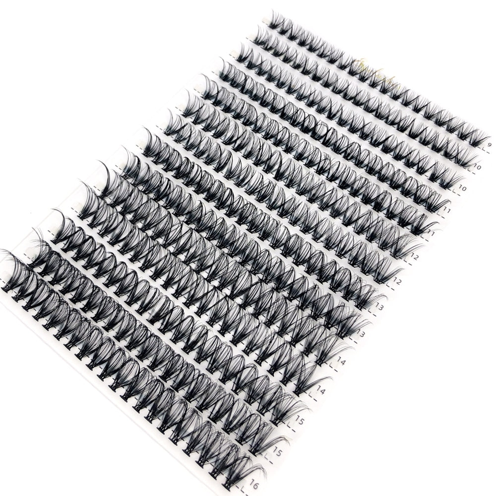 60D/80D Mink Eyelashes 100/280 Bundles Natural Eyelash extension 3D Russia Volume Individual Eyelash Cluster Lashes