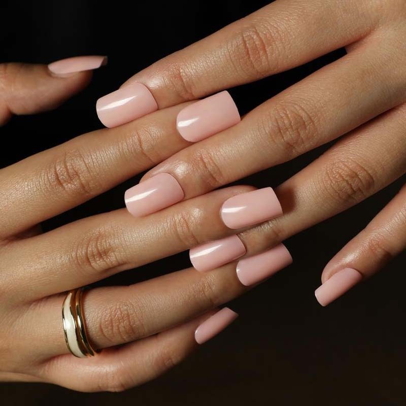 Press On Nails Solid color Short