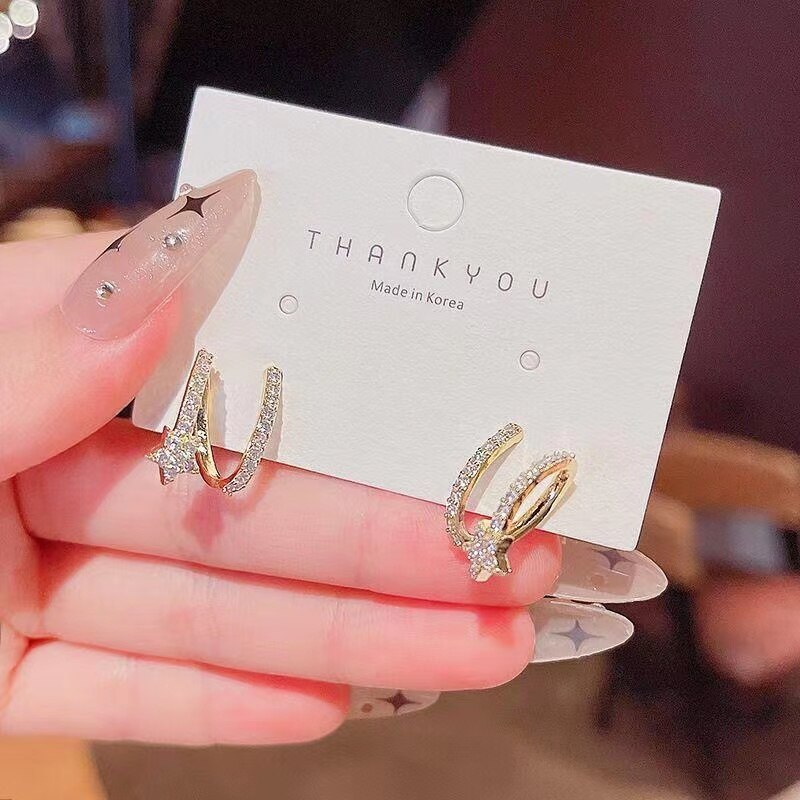 Cute Gold Color Butterfly Earring Jewelry