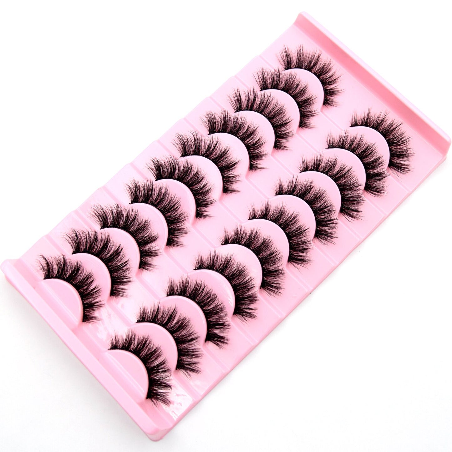 Lashes 3/5/10 pairs 3D Faux Mink Lashes Wispy Natural False Eyelashes Dramatic Volume Lashes Eyelash Extension