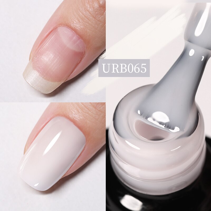 Aurora Rubber Gel Nail Iridescent Pearl Effect Metallic Mirror Nails Manicure Soak Off UV LED No Wipe Top Coat Base Gel