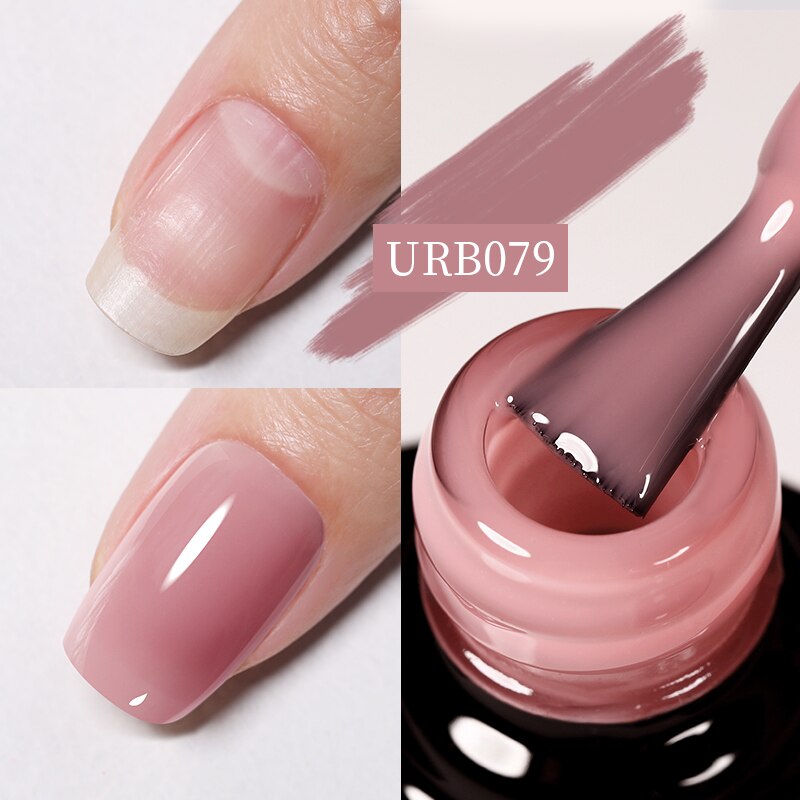 Aurora Rubber Gel Nail Iridescent Pearl Effect Metallic Mirror Nails Manicure Soak Off UV LED No Wipe Top Coat Base Gel