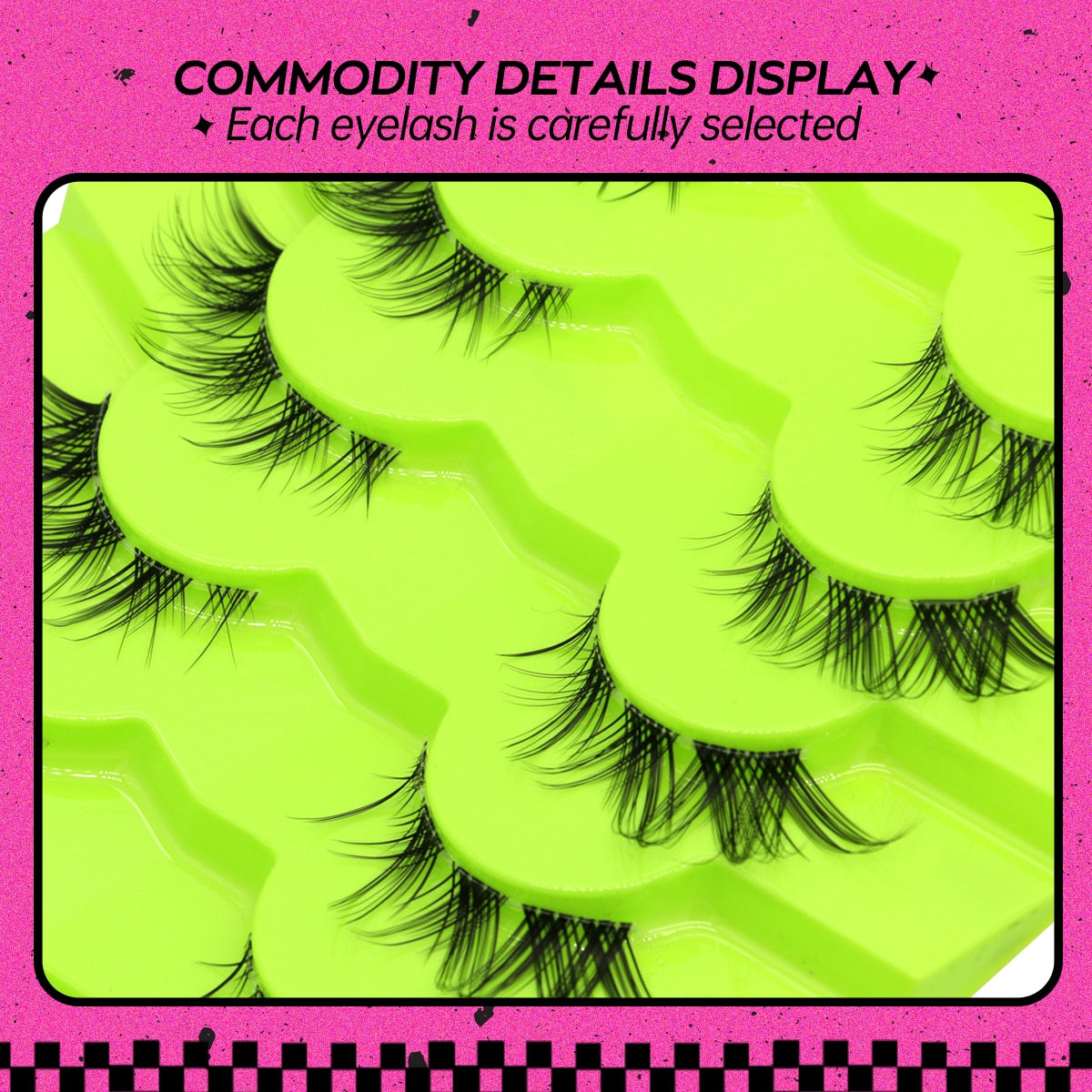 Cat Eye Lashes Natural long Clear Band Lashes Faux Mink Eyelashes Winged End Eye Elongated Eyelashes Fake Lashes Soft
