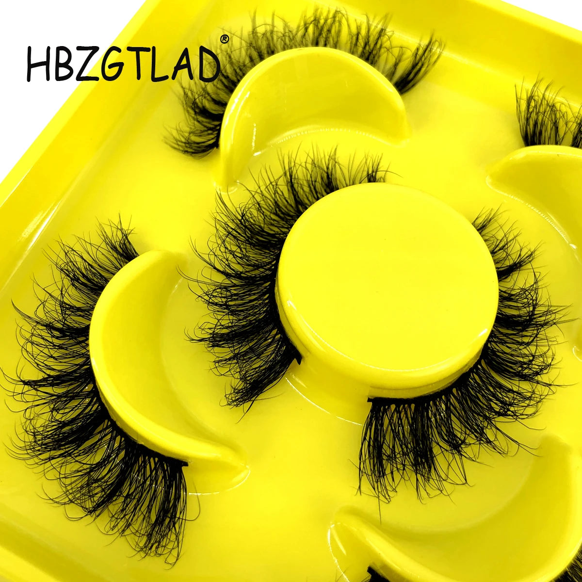 3 Pairs 3D Faux Mink Lashes Fluffy Soft Full Thick Wispy Natural short False Eyelashes Curly lashes furry eyelashes