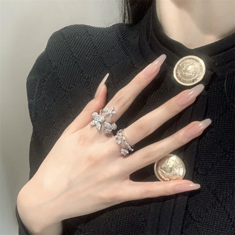 24pcs Press on Nails Short Fake Nails with Glue Jelly Gradient Design Detachable Artificial Nail Acrylic Coffin False Nails Tips