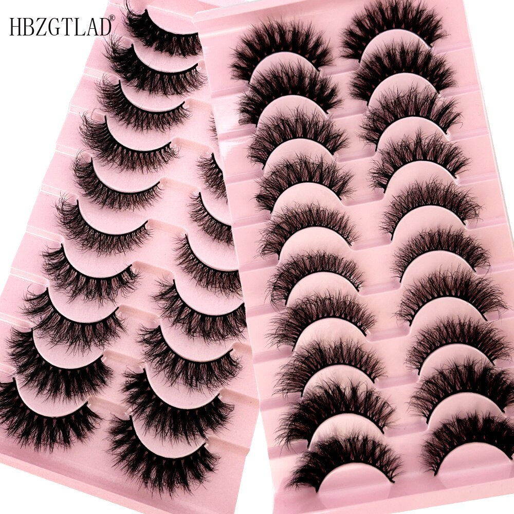 500Pairs 3D Faux Mink Lashes Natural long Mink False Eyelashes Fake Eyelash Mink Lashes Extension Cils