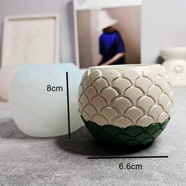 Storage Boxes with Lids Silicone Molds Ornaments Jars Bottles Gypsum Concrete Mold Resin Mold DIY Candle Cup Mold Flowerpot Mold