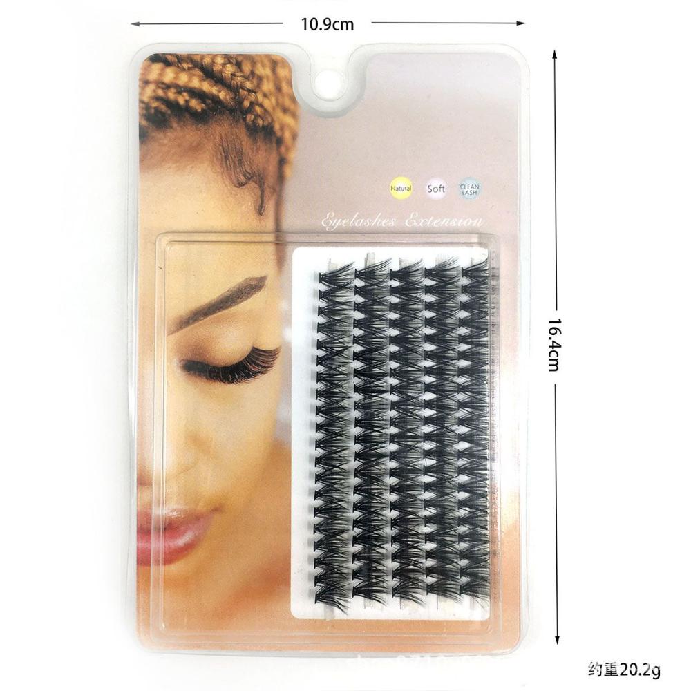 5Rows Individual Lashes Natural Soft Thick Cluster False Eyelashes 10D/20D/30D/40D Mink Volume Eyelashes Extension