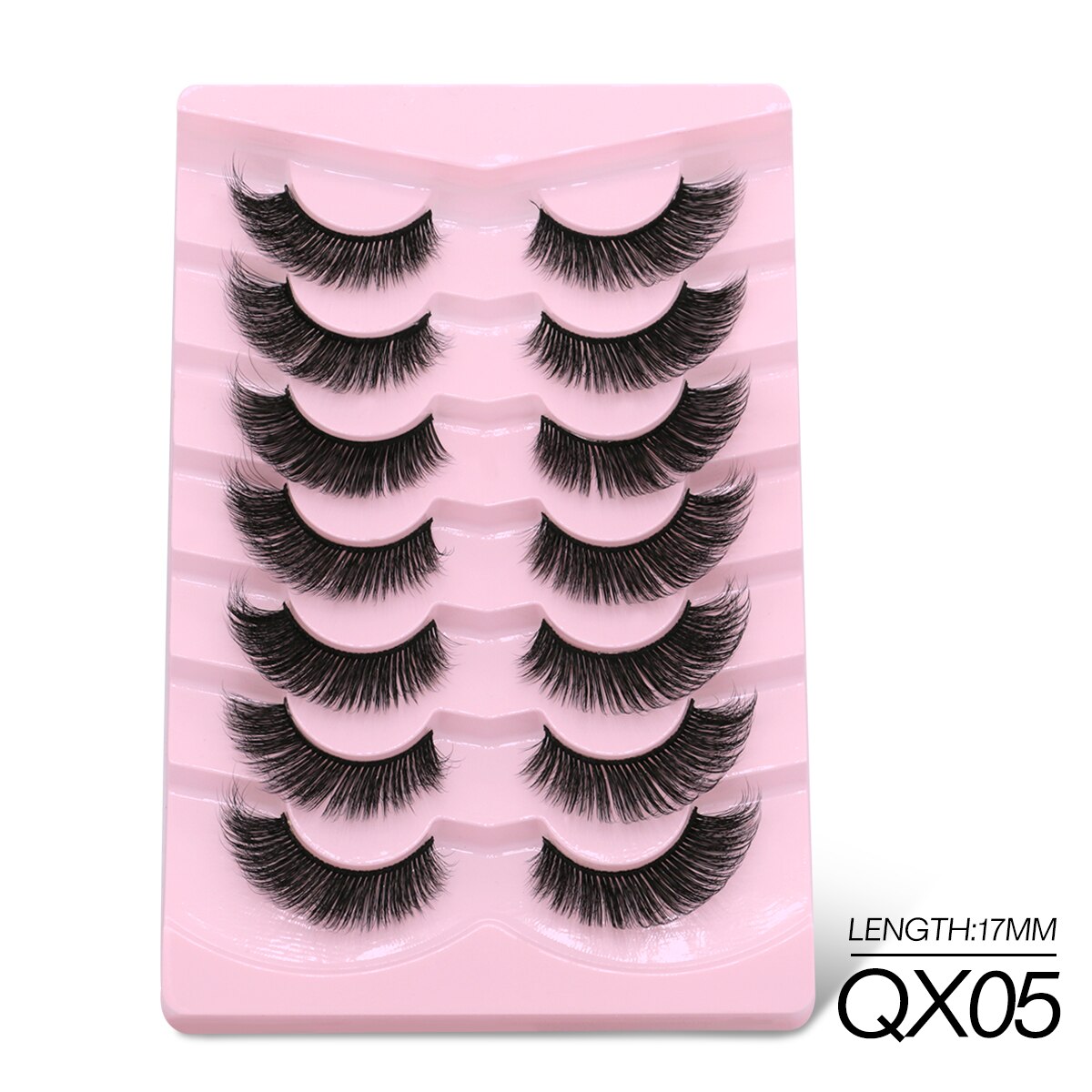 5/7 Cat Eye 3D Mink Lashes Natural Eyelashes Winged End Eye Elongated  False Eyelashes lashes Extension