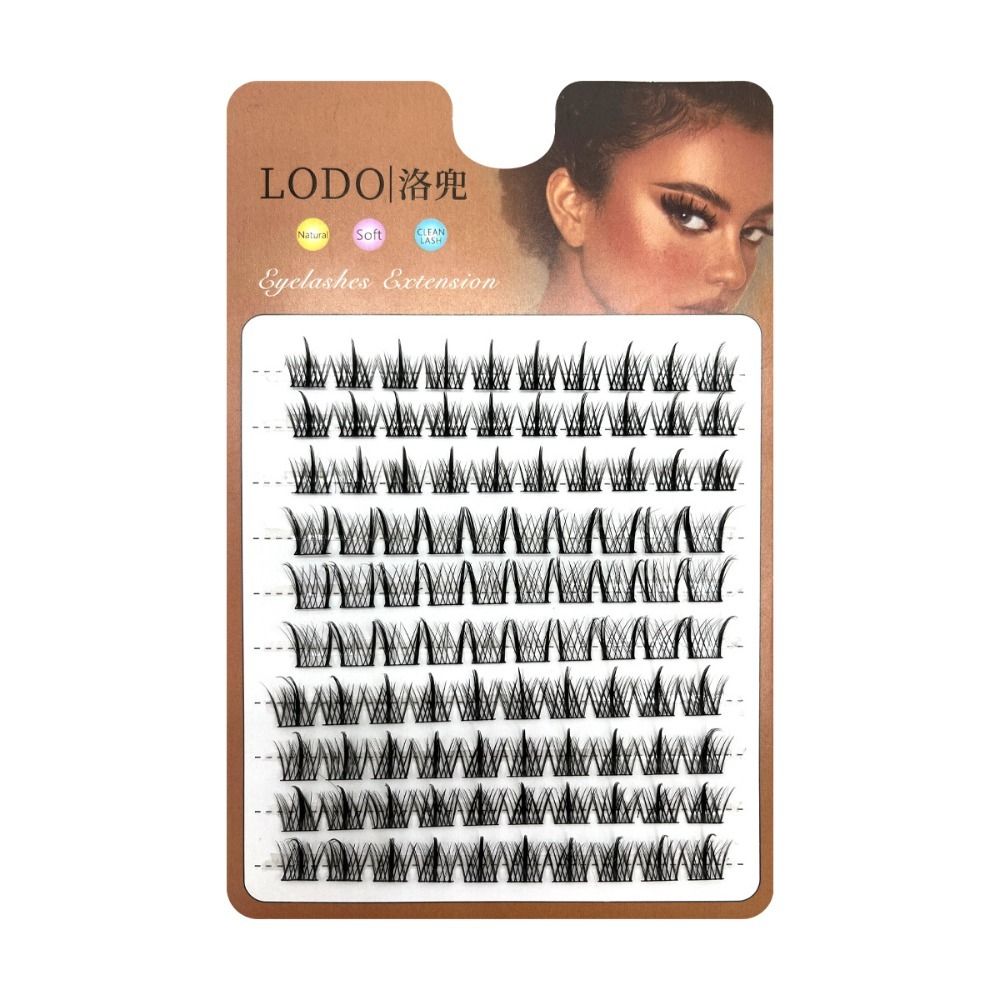 10 rows Mix Style Individual Lashes Little Devil Lashes Sweet Spicy Sunflower Superfine False Eyelashes