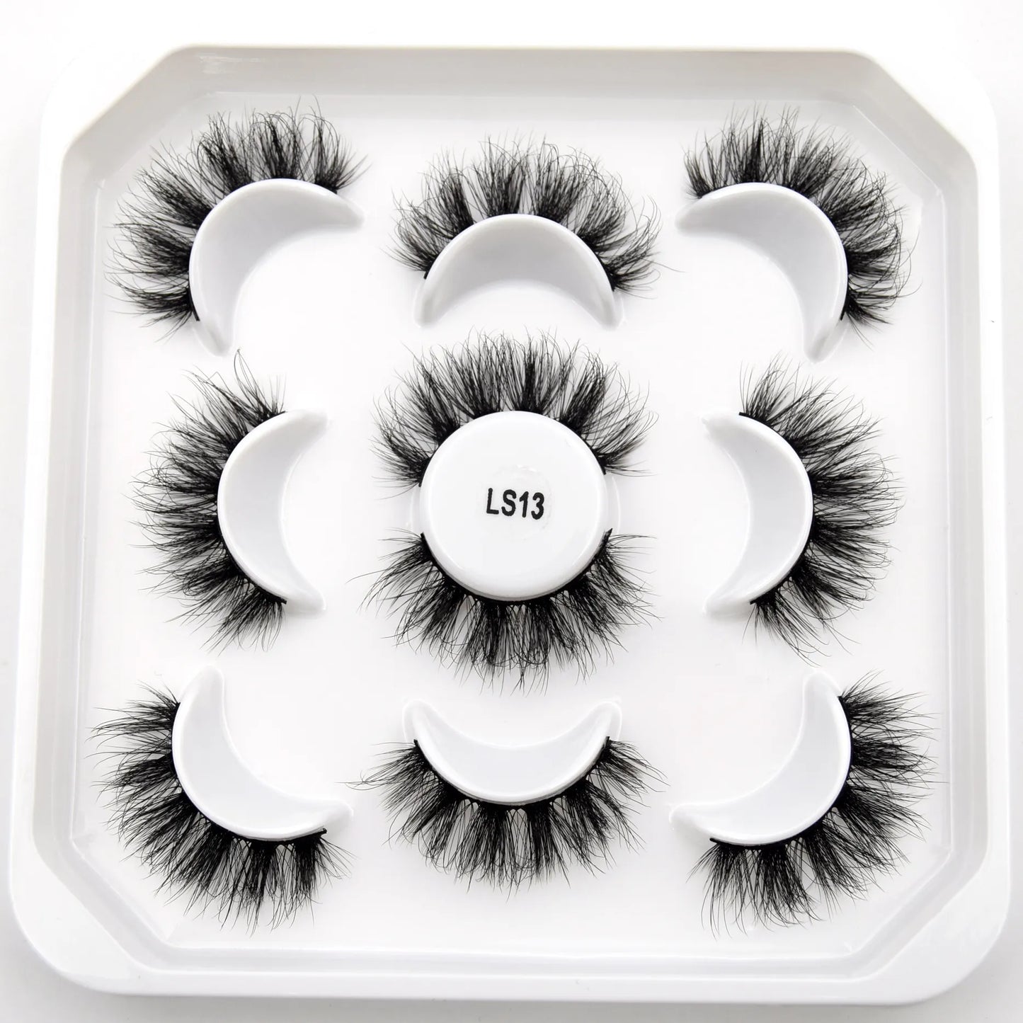 5paris/10pairs Faux Mink Eyelashes Make Up False Cils Hand Made Fake Eyelashes Wholesale Thick Eyelashes Extension