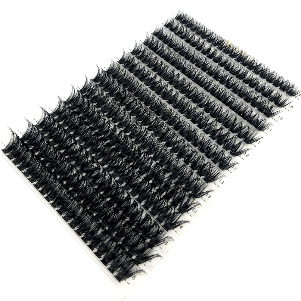 60D/80D Mink Eyelashes 100/280 Bundles Natural Eyelash extension 3D Russia Volume Individual Eyelash Cluster Lashes