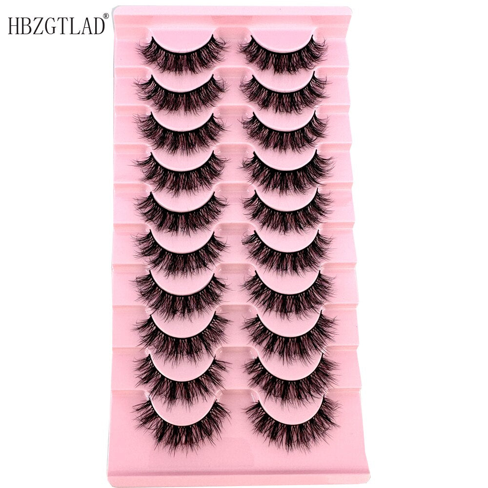 500Pairs 3D Faux Mink Lashes Natural long Mink False Eyelashes Fake Eyelash Mink Lashes Extension Cils