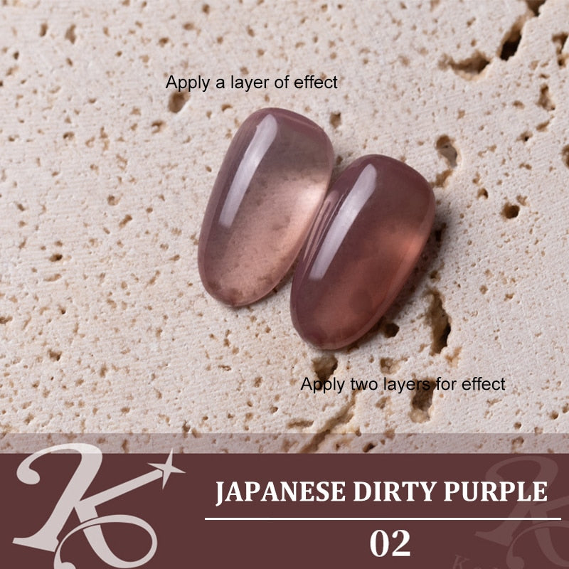 Jelly nude gel Nail Polish Pudding Translucent  Nude Gel Nail Polish UV Gel Semi Permanent Varnish 15ML Large Capacity Gel