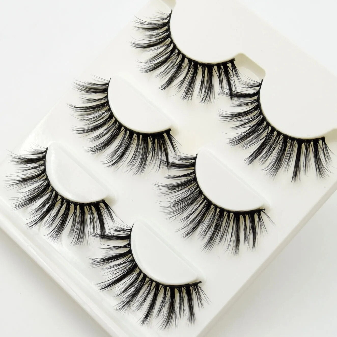 5paris/10pairs Faux Mink Eyelashes Make Up False Cils Hand Made Fake Eyelashes Wholesale Thick Eyelashes Extension