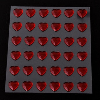 1 Pcs Disposable Tattoo Stickers Face Jewelry Color Crystal Diamond DIY Eyes Face Body Waterproof Makeup Decorations Rhinestones