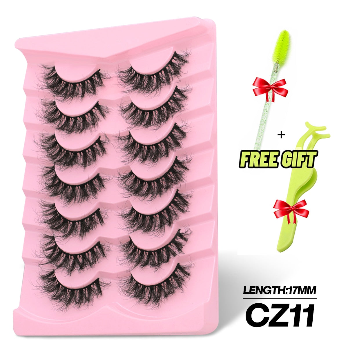 5/7 Pairs Eyelashes Long Lasting Fluffy Wispy Natural Mink Lashes Dramatic Volume lashes Extension Thick Long