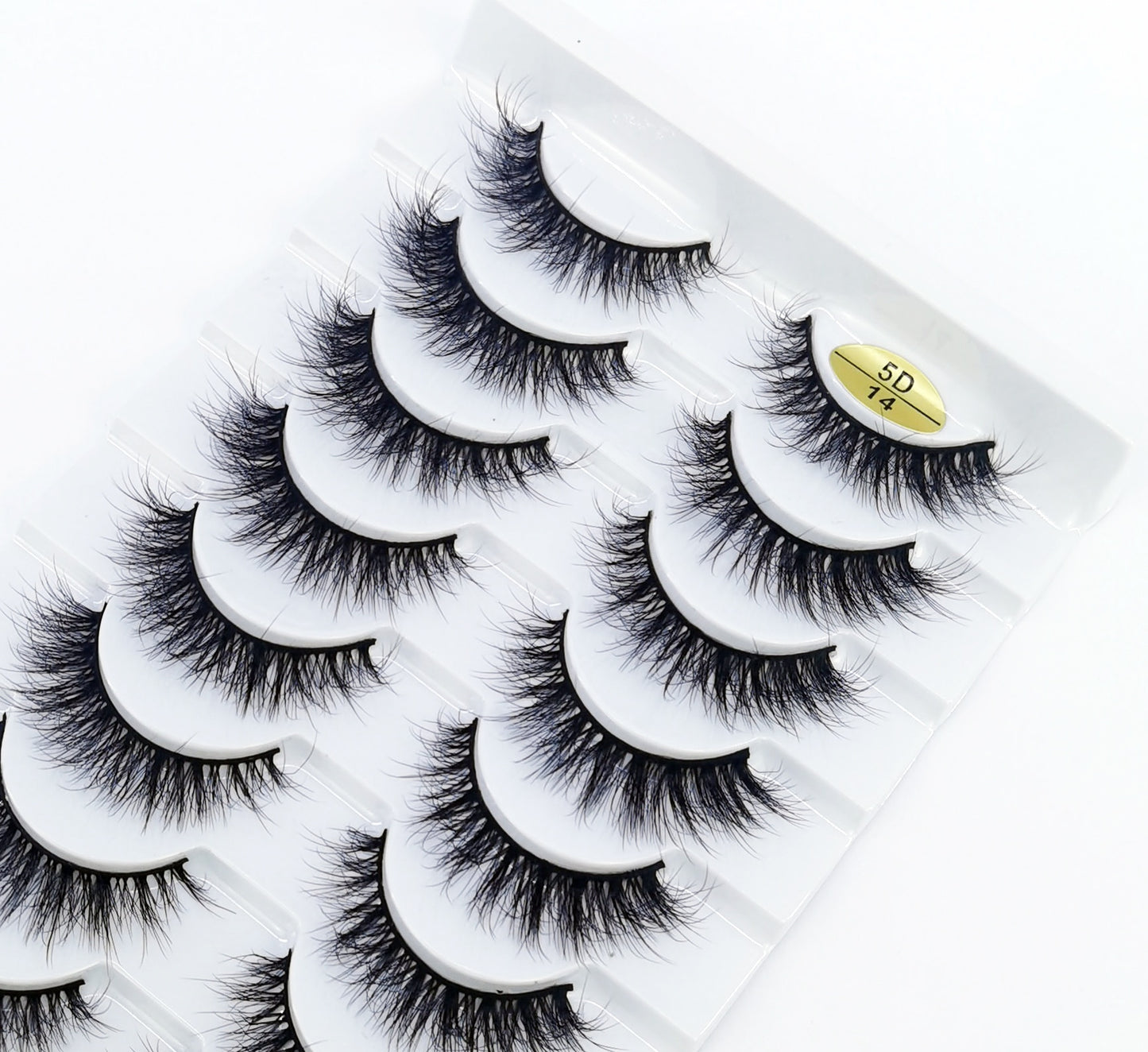 10 Pairs 3D Mink False Eyelashes Natural/Thick Eye Lashes  Fluffy Russian eyelahses Reusable