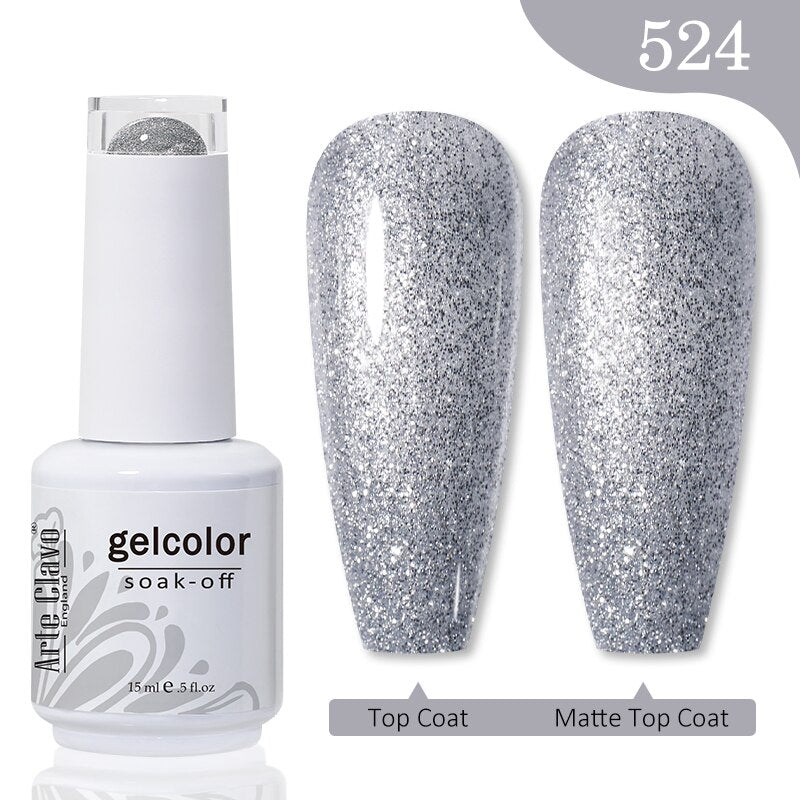 Gel Nail Polish 15ml Nude Pink Soak Off LED UV Lacquer Varnish Semi Permanent Top Base Coat Nail Art Gellak Manicure