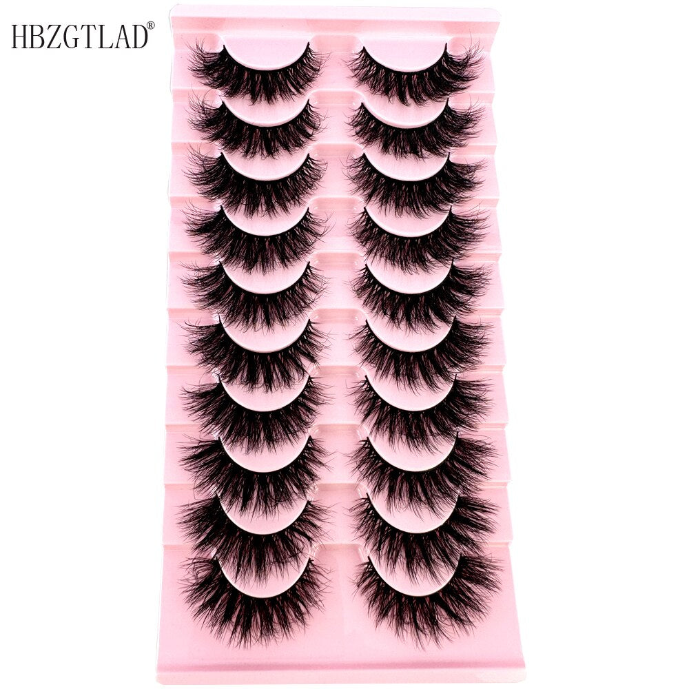 500Pairs 3D Faux Mink Lashes Natural long Mink False Eyelashes Fake Eyelash Mink Lashes Extension Cils
