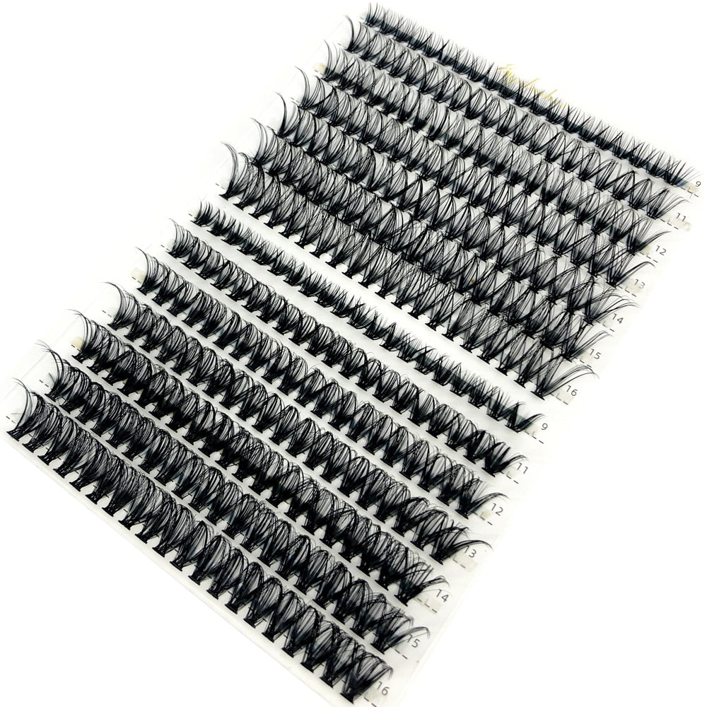 60D/80D Mink Eyelashes 100/280 Bundles Natural Eyelash extension 3D Russia Volume Individual Eyelash Cluster Lashes