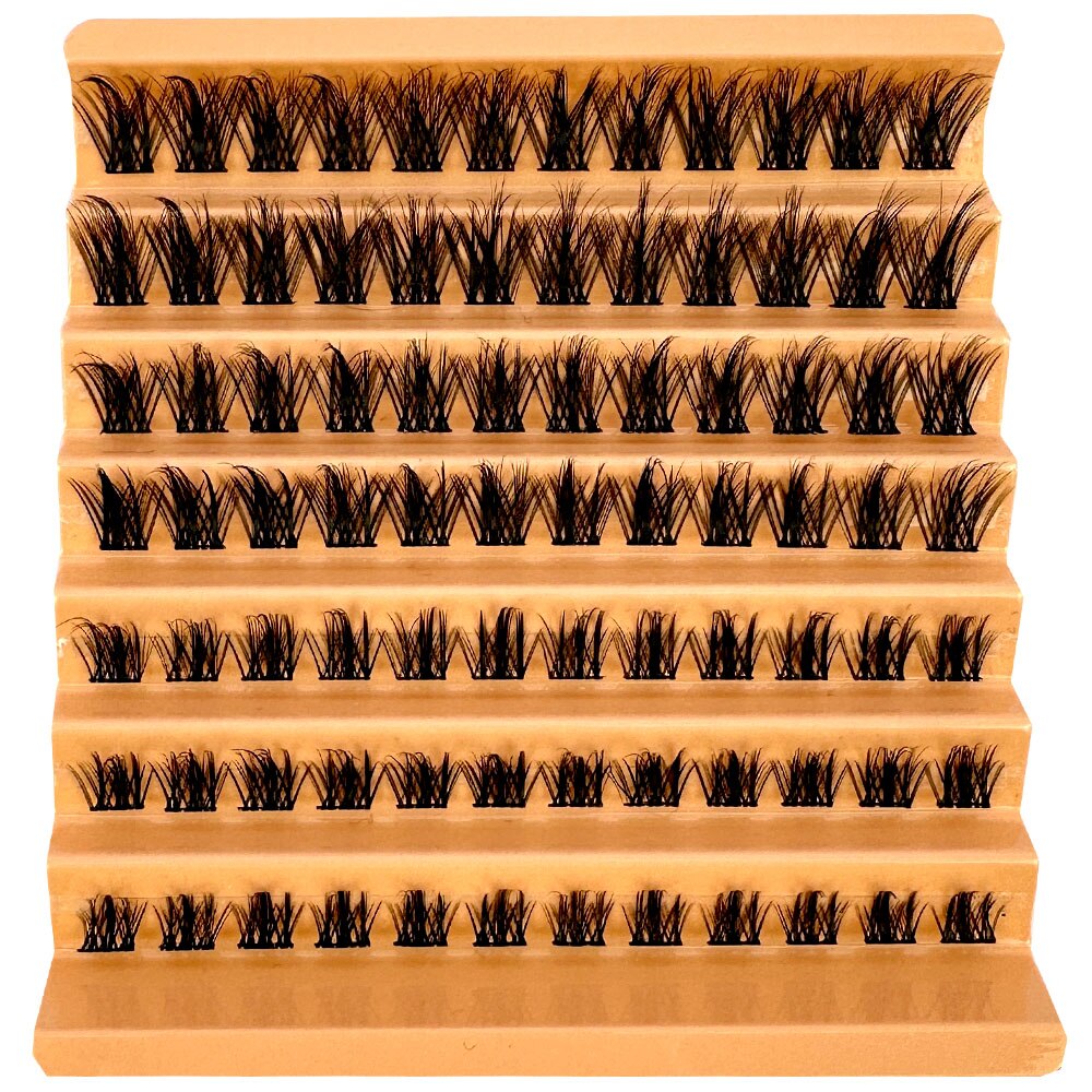 DIY Clusters Eyelash Extension 70Cluster Segment Mink Eyelashes Fluffy Volume Dovetail Segmented Eye Lashes