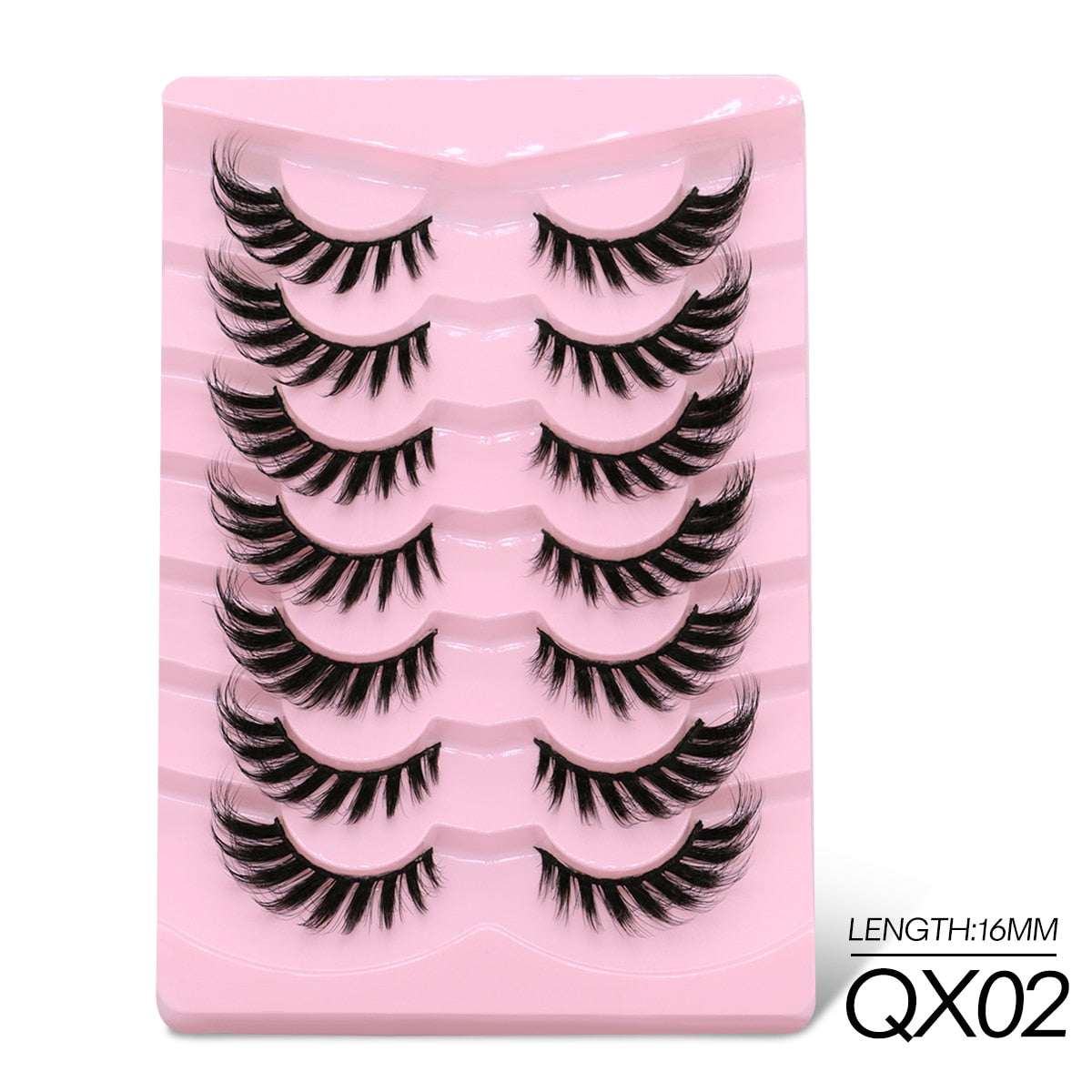 5/7 Cat Eye 3D Mink Lashes Natural Eyelashes Winged End Eye Elongated  False Eyelashes lashes Extension