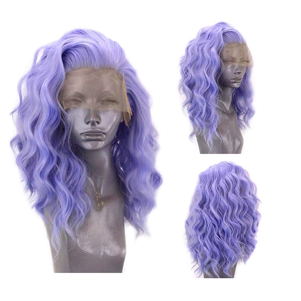 Synthetic Lace Front Wigs Short Bob Wig for Women Silver Brown Pink Blue Color Cosplay Short Wig