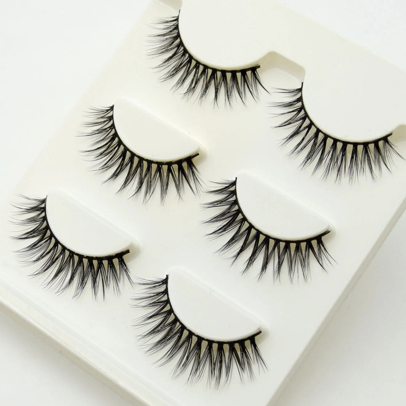 5paris/10pairs Faux Mink Eyelashes Make Up False Cils Hand Made Fake Eyelashes Wholesale Thick Eyelashes Extension