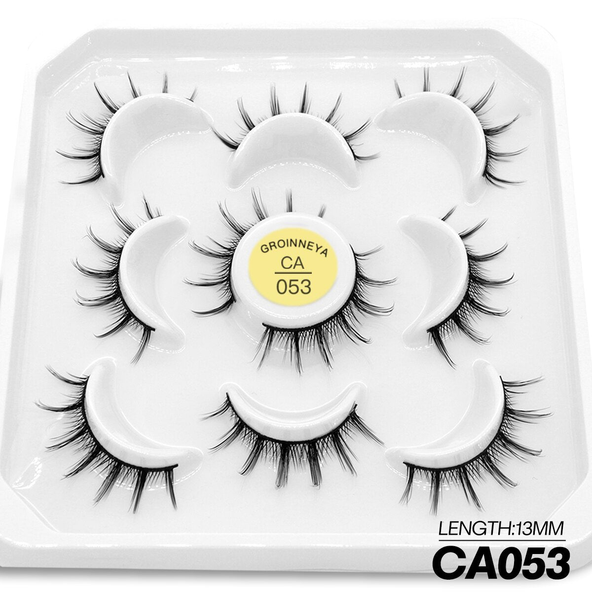 5 Pairs Eyelashes Manga Lashes Natural Cosplay False Lashes Fluffy Soft Cross Fairy Little Devil Lashes Extension