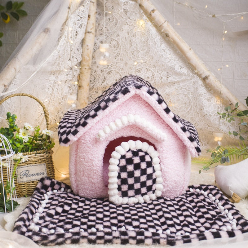 Strawberry Milk Banana Milk Cat Bed Cat House